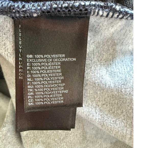 The North Face Full Zip Jacket, Black/Blue Camo Print, Size Large - Picture 4 of 4